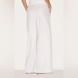 PLT Wide-Leg White Women's Pants